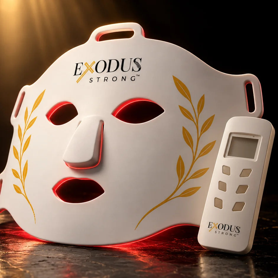 LED face mask with remote, included in the kit
