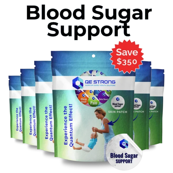 QE Blood Sugar Support Skin Patches 6 Packs (Promo)