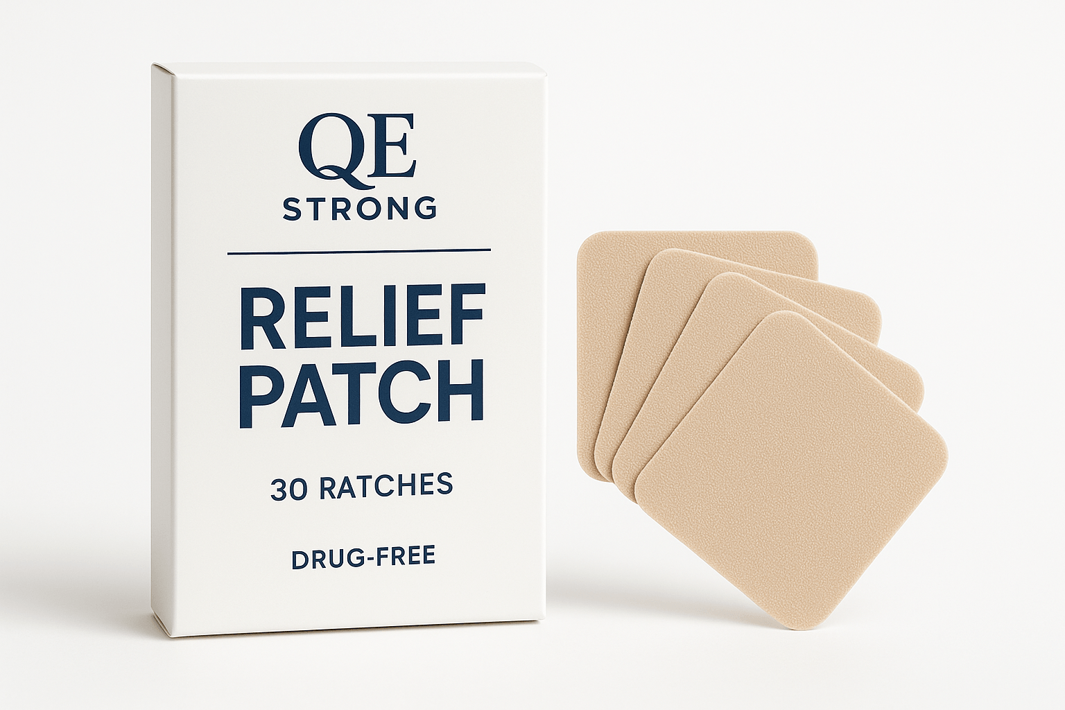 QE Strong Relief Patch product showcase